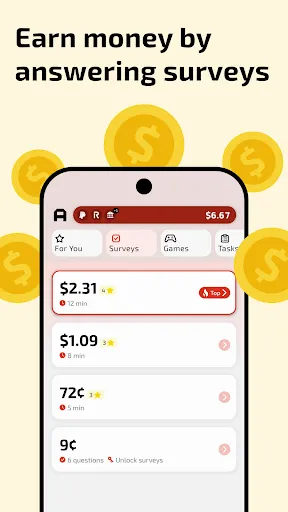 Скриншот 2 — AttaPoll Surveys: Earn Money