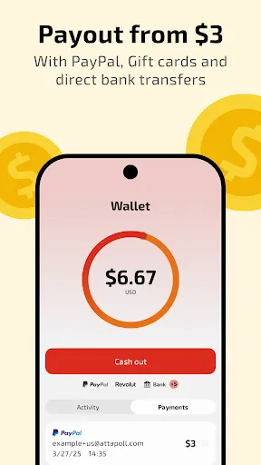 Скриншот 3 — AttaPoll Surveys: Earn Money