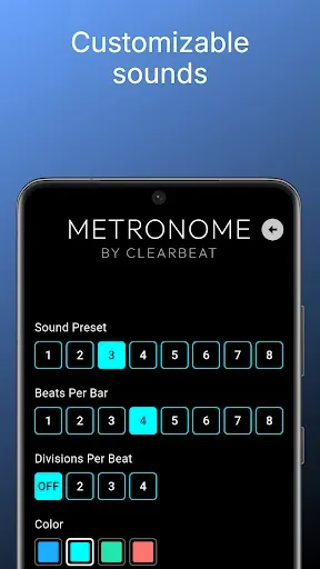 Скриншот 2 — Metronome by Clearbeat