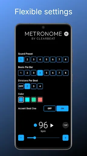 Скриншот 5 — Metronome by Clearbeat