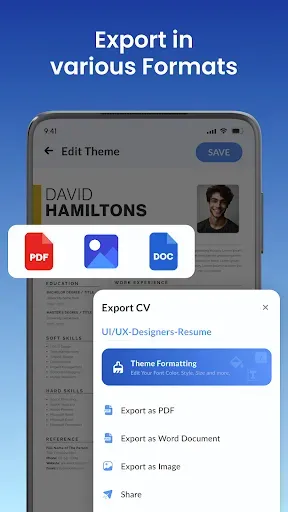 Скриншот 6 — Создатель резюме: CV Maker App