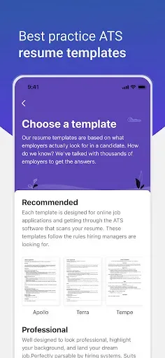 Скриншот 2 — Resume Builder: PDF Resume App