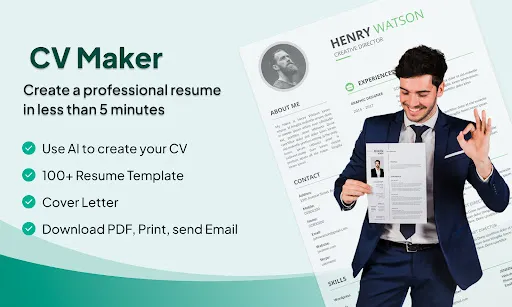 Скриншот 1 — Resume Builder - AI CV Maker