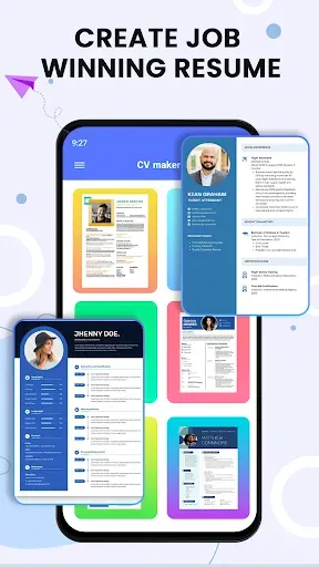 Скриншот 1 — конструктор резюме в формате