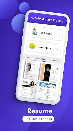 Скриншот 1 — Resume maker - CV Builder