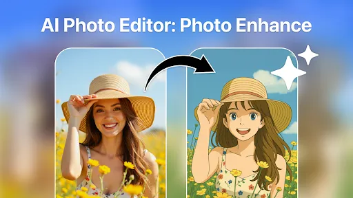 Скриншот 1 — AI Photo Editor: Photo Enhance