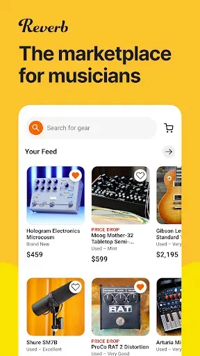 Скриншот 1 — Reverb: Buy & Sell Music Gear