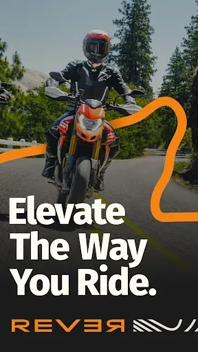 Скриншот 1 — REVER - Motorcycle GPS & Rides
