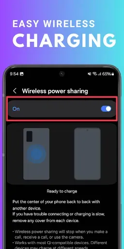 Скриншот 1 — Wireless Reverse Charging