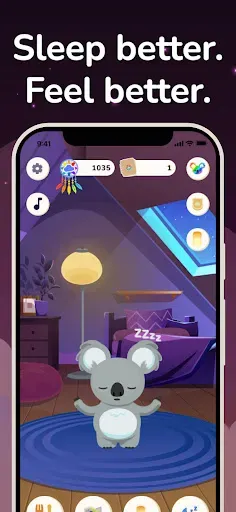 Скриншот 1 — Pocket Kado: Sleep & Relax Pet