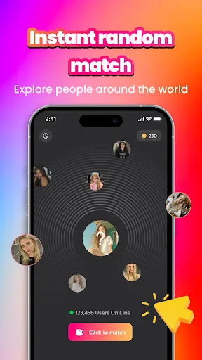 Скриншот 3 — Revo：Meet. Chat. Connect.