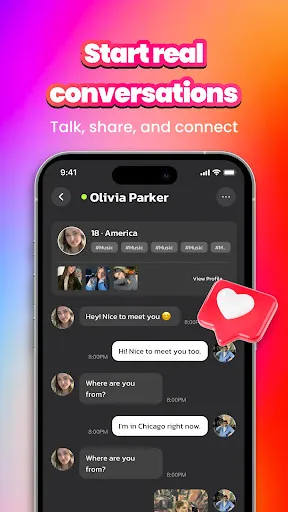 Скриншот 4 — Revo：Meet. Chat. Connect.
