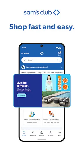 Скриншот 1 — Sam's Club: Shopping & Savings