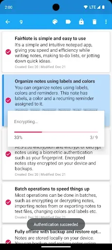 Скриншот 7 — FairNote - Encrypted Notes