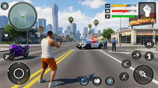 Скриншот 6 — Crime Car City Gangster Games