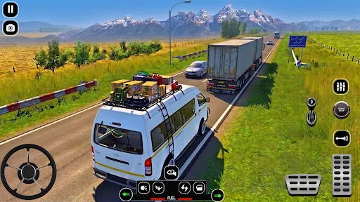 Скриншот 2 — Indian Van Simulator: Van Game