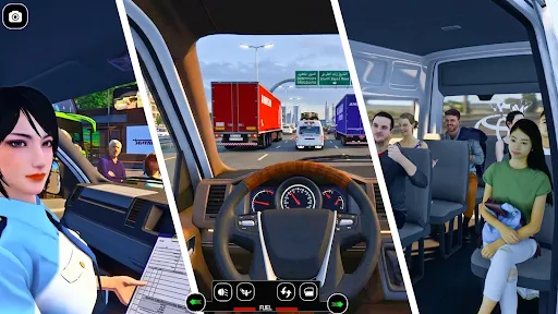 Скриншот 3 — Indian Van Simulator: Van Game