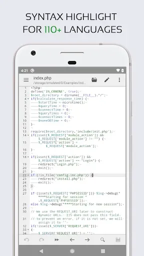 Скриншот 1 — Code Editor