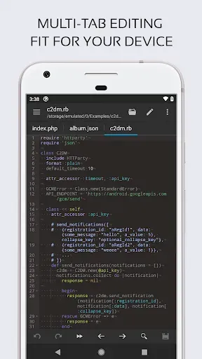 Скриншот 3 — Code Editor