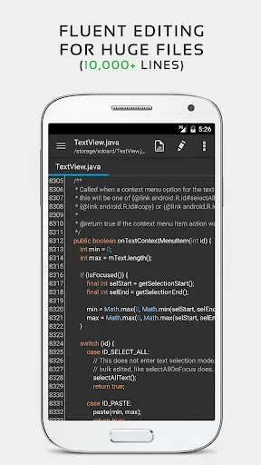 Скриншот 2 — QuickEdit Text Editor Pro