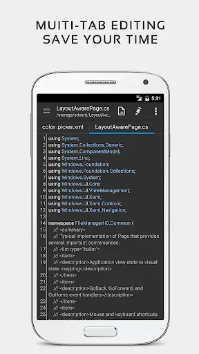 Скриншот 4 — QuickEdit Text Editor Pro