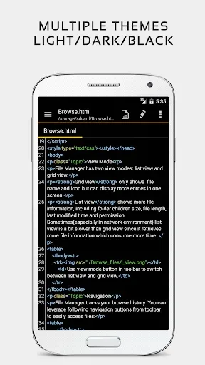 Скриншот 5 — QuickEdit Текстовый редактор