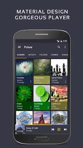 Скриншот 1 — Pulsar Music Player Pro