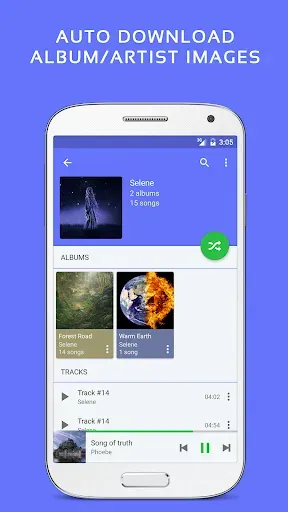 Скриншот 3 — Pulsar Music Player Pro