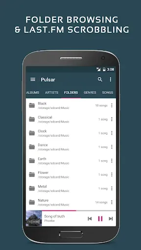 Скриншот 5 — Pulsar Music Player Pro