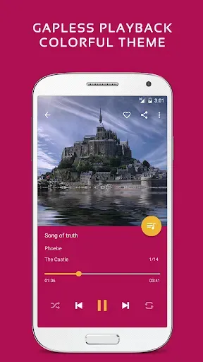 Скриншот 2 — Pulsar Музыкальный плеер