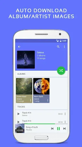 Скриншот 4 — Pulsar Музыкальный плеер
