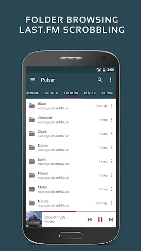 Скриншот 5 — Pulsar Музыкальный плеер