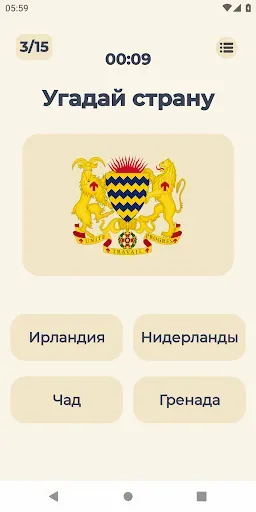 Скриншот 3 — Угадай Флаги Мира