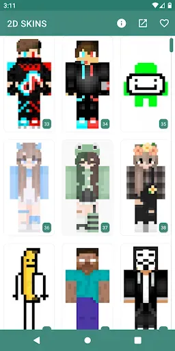 Скриншот 5 — 2D Skins for Minecraft