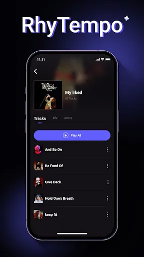 Скриншот 4 — RhyTempo - Offline Music