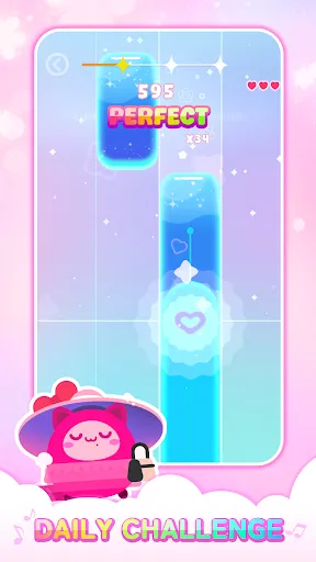 Скриншот 1 — Cat Cute Tiles: игры kpop!