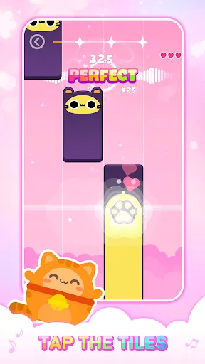 Скриншот 3 — Cat Cute Tiles: игры kpop!