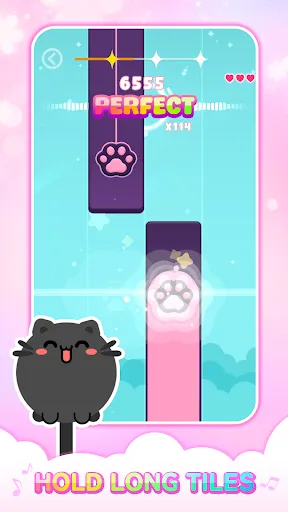 Скриншот 4 — Cat Cute Tiles: игры kpop!