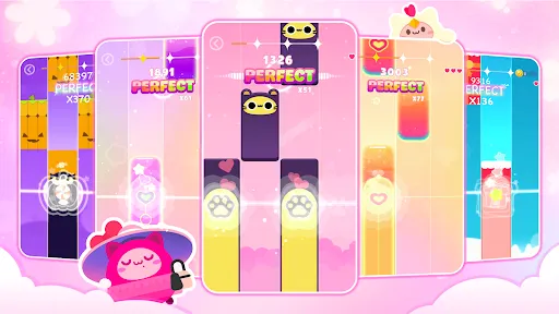 Скриншот 5 — Cat Cute Tiles: игры kpop!