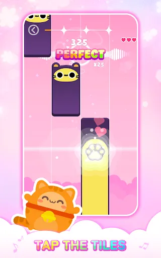 Скриншот 8 — Cat Cute Tiles: игры kpop!
