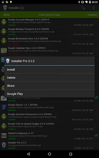 Скриншот 7 — Установка (Install APK)