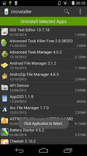 Скриншот 2 — Удаление (Uninstaller)