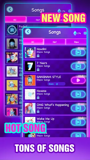 Скриншот 6 — Cat Hop: Музыкальные игры