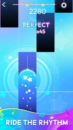 Скриншот 2 — Rhythm Tiles : Piano Game