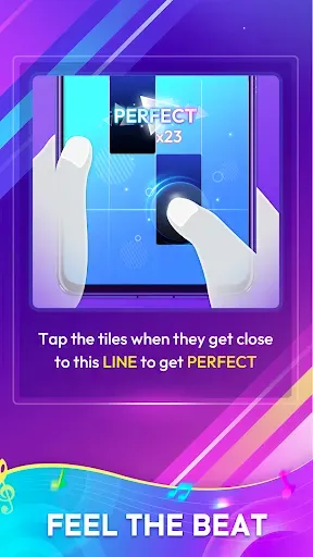 Скриншот 4 — Rhythm Tiles : Piano Game