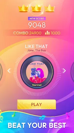 Скриншот 5 — Rhythm Tiles : Piano Game