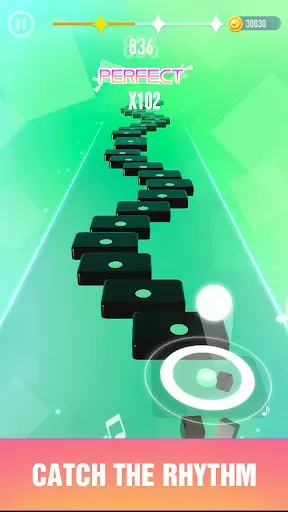 Скриншот 4 — Piano Hop - Music Jump Ball