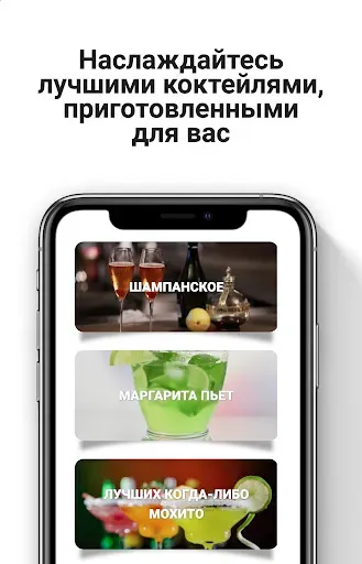 Скриншот 3 — приложение рецепты коктейлей