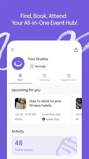 Скриншот 1 — PowerUp Pilates App
