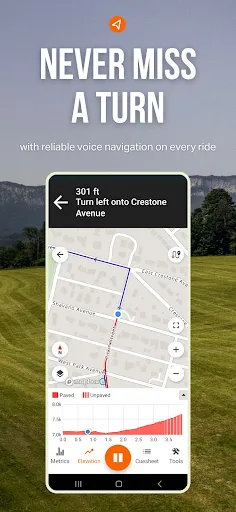 Скриншот 2 — Ride with GPS: Bike Navigation